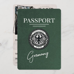 Reserve A Data Passaporte Verde Alemão Salvo A Data