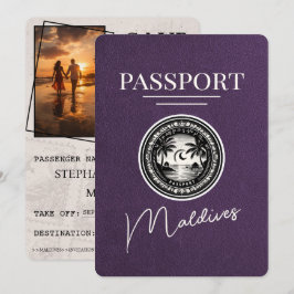 Reserve A Data Passaporte Violet Purple Maldives Salvar Data