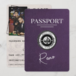 Reserve A Data Passaporte Violet Purple Reno Salvar A Data