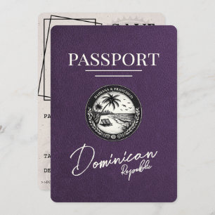 Reserve A Data Passaporte Violet Purple República Dominicana