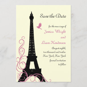 Reserve A Data Pássaros do Amor Salvem a Data (esbranquiçado)