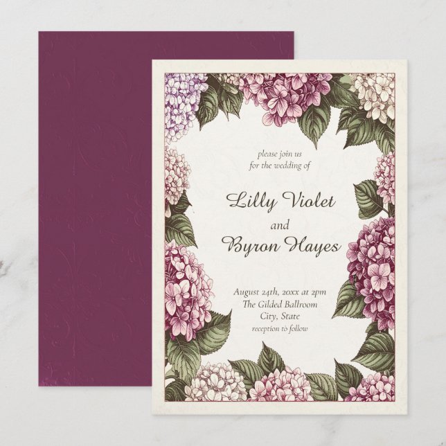 Reserve A Data PASSION | Wedding Invite (Frente/Verso)