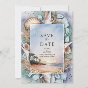 Reserve A Data Pastel Beach Wedding