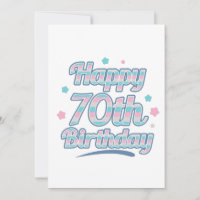 Pastel Bonito Celebrando o 70