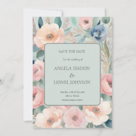 Reserve A Data Pastel Floral Elegance Wedding