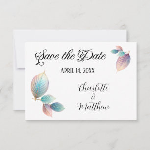 Reserve A Data Pastel Iridescente Deixa Pastéis Sonhosos Casados