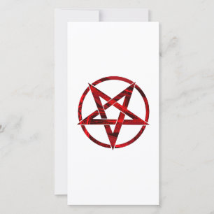 Reserve A Data Pentagrama do Diabo Vermelho