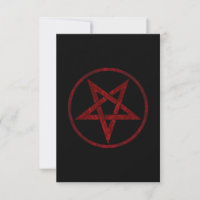 Pentagrama do diabo vermelho