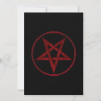 Pentagrama do diabo vermelho