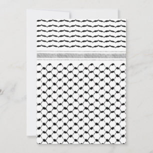 Reserve A Data Personalizado Palestiniano Kufiya Concebido