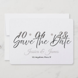Reserve A Data Personalizar  Save the Date Personalizado