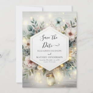 Reserve A Data Personalizar Tipografia Casamento Mason Jar