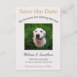 Reserve A Data Personalized My Humans Are Getting Married