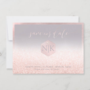 Reserve A Data PixDezines Blush Rosa Moderno Script+Glitter
