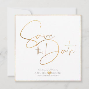 Reserve A Data PixDezines DELICAR FAUX DE AMOR DOURADO BOTÂNICA