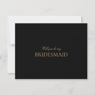 Reserve A Data Placa de Proposta Dourada e Preta do Script Brides