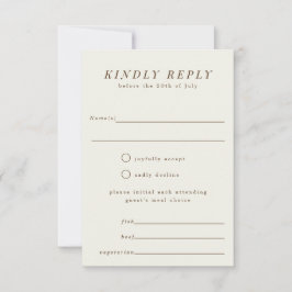 Reserve A Data Placa de resposta RSVP de casamento de ramificação