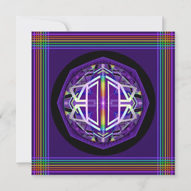 Reserve A Data Placa de vazio W3 roxa (Frente)