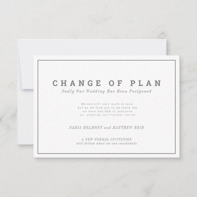 Reserve A Data Plano de evento de casamento alterado paisagem adi (Frente)