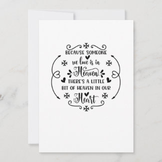 Reserve A Data Porque alguém que amamos está no céu, há um li