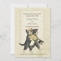 Posh Cats Weding Date (Salve a data)