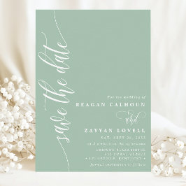 Reserve A Data Poupança de Data de Casamento em Script Moderno co