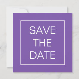 Reserve A Data Praça de Casamento de Linha Roxa Simples