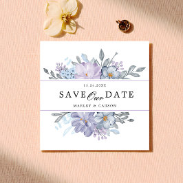 Reserve A Data Praça de Casamento Floral de Blush Minimalista Mod