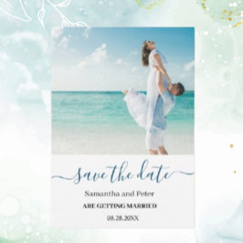 Reserve A Data Praia personalizada do modem de fotografia Guardar