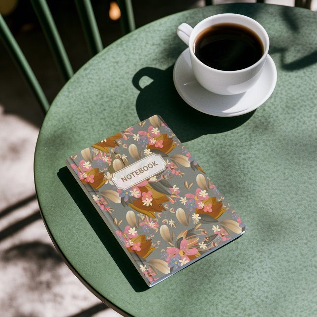 Reserve A Data Presente de Aquarela de Limão Vibrante Fresco e El (tylish notebooks with original patterns by Alzart – perfect for notes, journaling & gifts.)