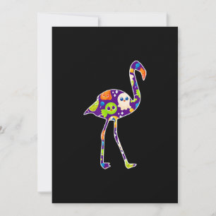 Reserve A Data Presente no Dia das Bruxas Figurume Flamingo Ghost