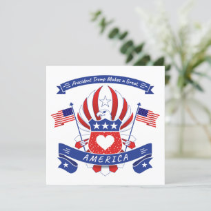 Reserve A Data Presidente Trump faz uma AMÉRICA Excelente