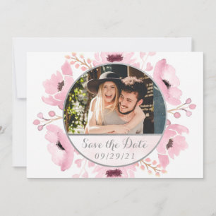 Reserve A Data Primavera Pinks Watercolor Floral Salve A Data