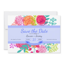 Primavera - Salvamento de Buquê de Desenho Floral