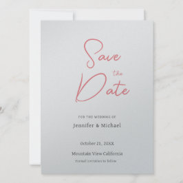 Reserve A Data Profissional de Casamento Minimalista Simples Mode