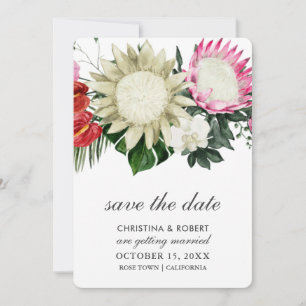 Reserve A Data Protea Tropical Monstera Botânico Salvar Data