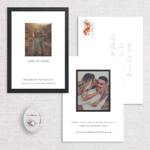 Reserve A Data Quadro da Galeria Moderna de Borda Negrito Salvar