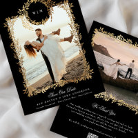 Quadro de Foto de Casamento de Terra Botânica Dour