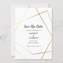 Quadro de ouro geométrico