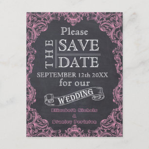 Reserve A Data Quadro do vintage & economias do casamento do