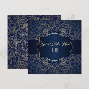 Reserve A Data Qualquer Evento Elegante Mandala Dourada