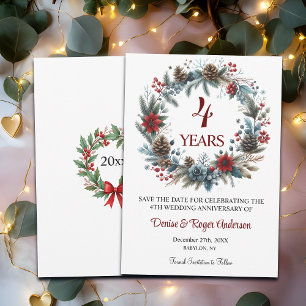 Reserve A Data Quarto aniversário de casamento Winter