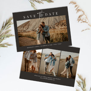 Reserve A Data Quatro Fotografias Simples Modernas e Minimalistas