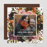 Queda de Foto Floral Laranja, Púrpura, Rosa