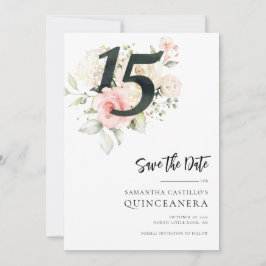 Reserve A Data Quinceanera, 15, cor-de-rosa,