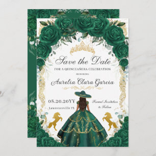 Reserve A Data Quinceañera Emerald Green - Cavalos de Charro Flor