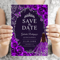 Quinceanera Roxo Prata