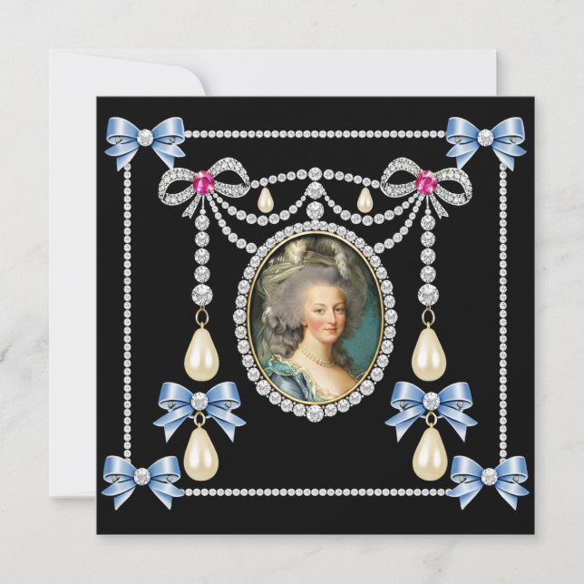 Reserve A Data Rainha da França inspirada em Marie Antoinette em  (Frente)