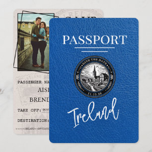 Reserve A Data Real Blue Ireland Passaporte Salvar A Data