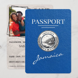 Reserve A Data Real Blue Jamaica Passport Salvar a data
